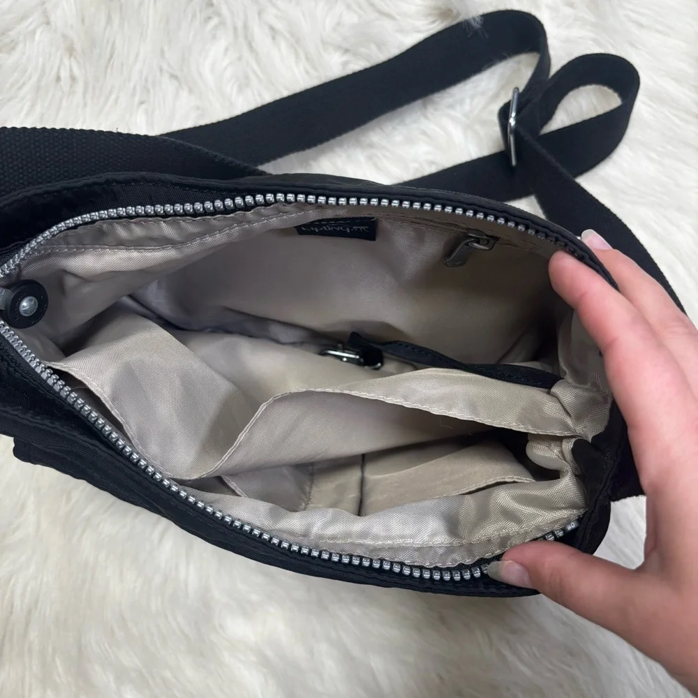 Kipling Black Cross Body Purse Bag